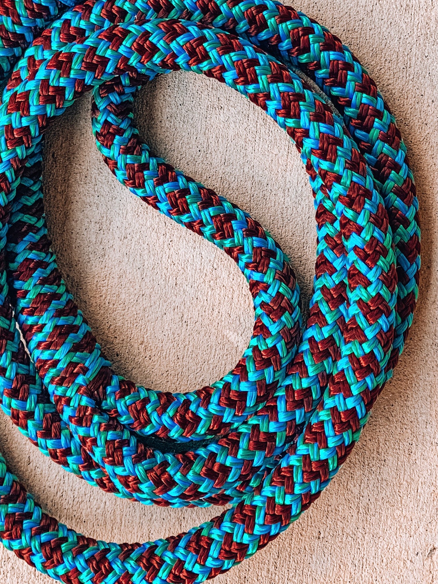 Overlay Halter - "CARMINE X PEACOCK"
