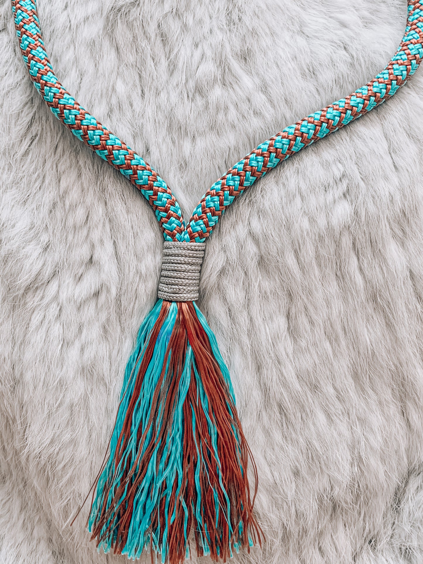 Tassel Neck Rope - "KINGFISHER"