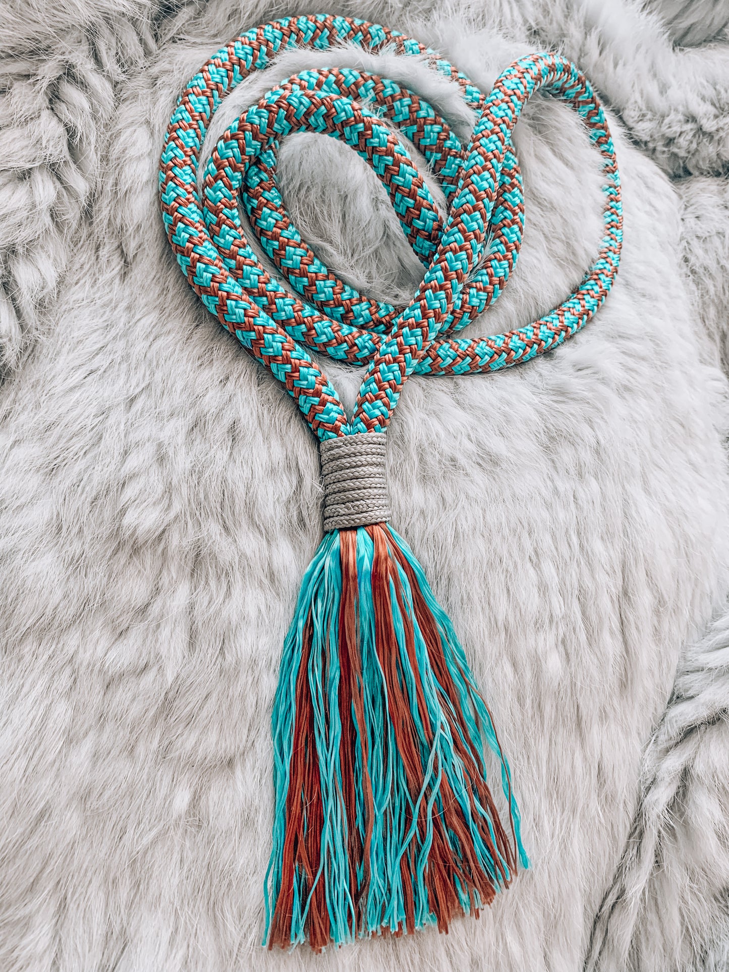 Tassel Neck Rope - "KINGFISHER"