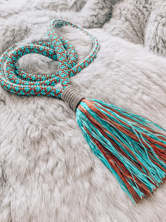 Tassel Neck Rope - "KINGFISHER"