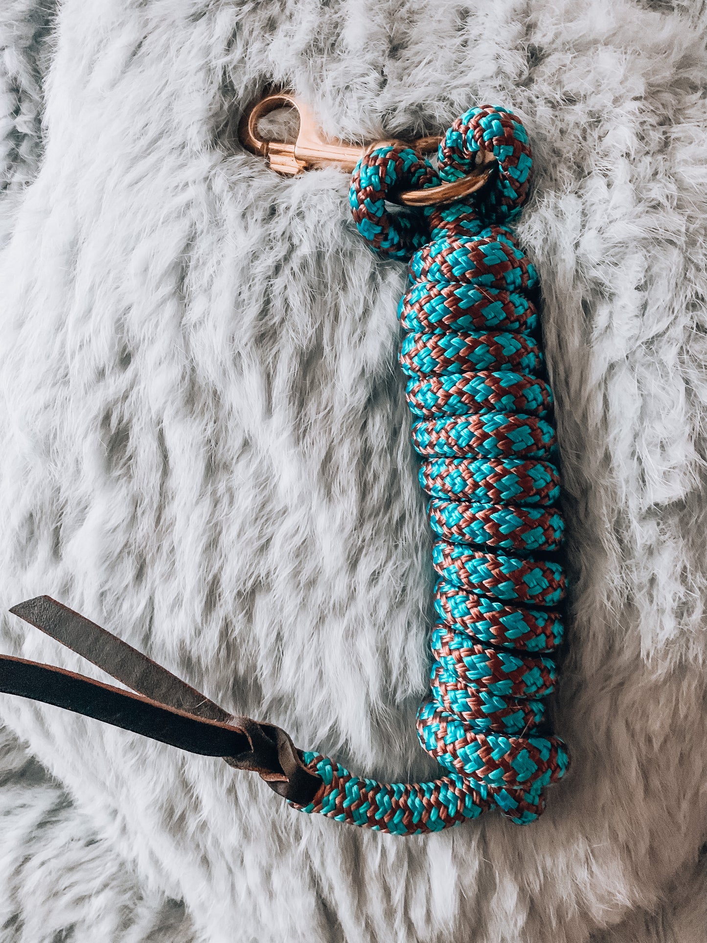 Design Your Own Lead Rope - "KINGFISHER"