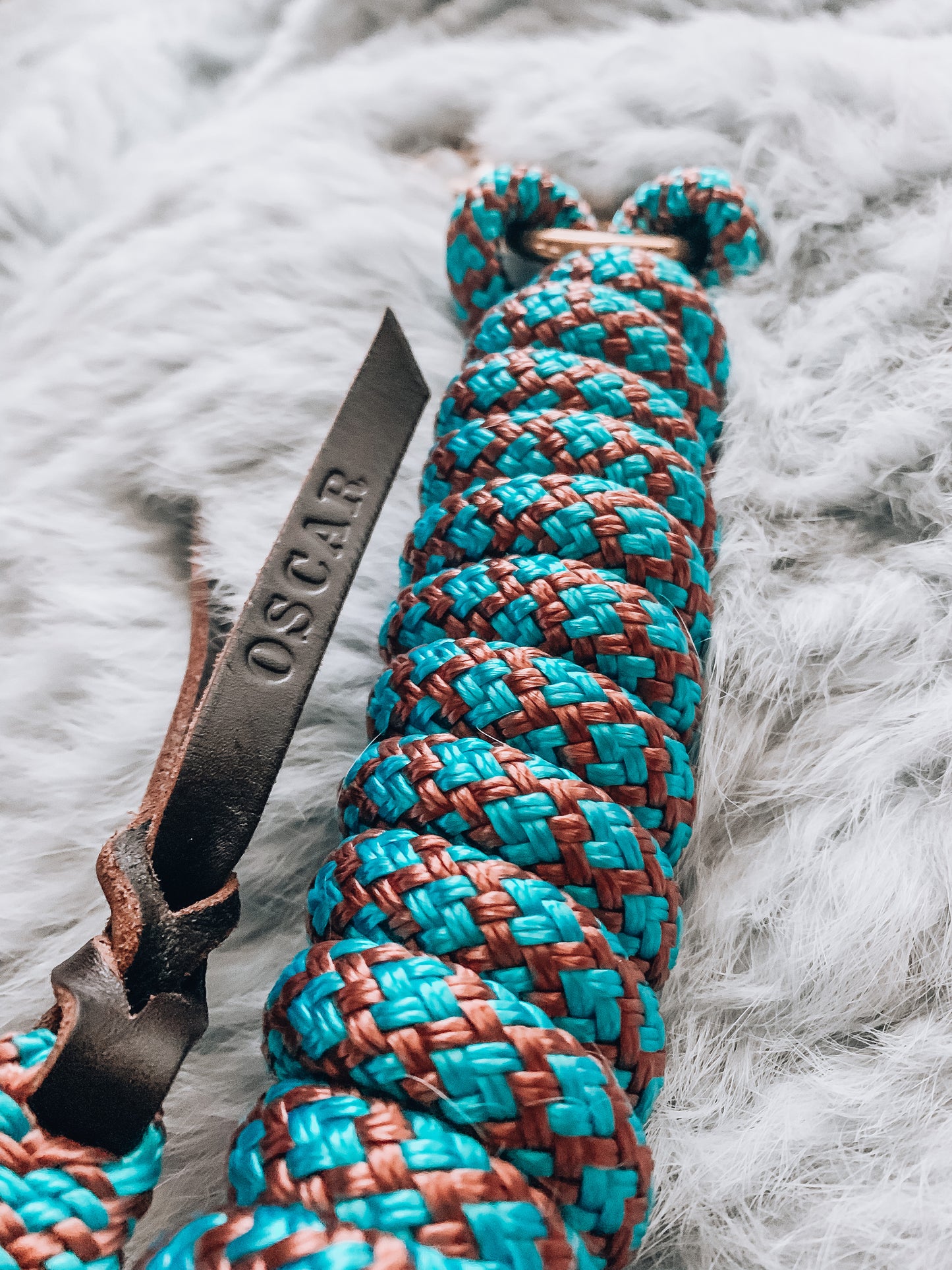 Design Your Own Lead Rope - "KINGFISHER"