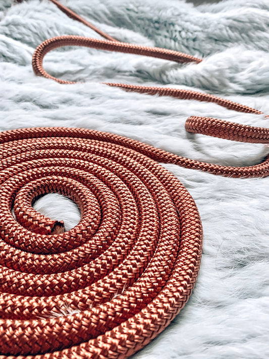 Tassel Neck Rope - "ROSE GOLD"