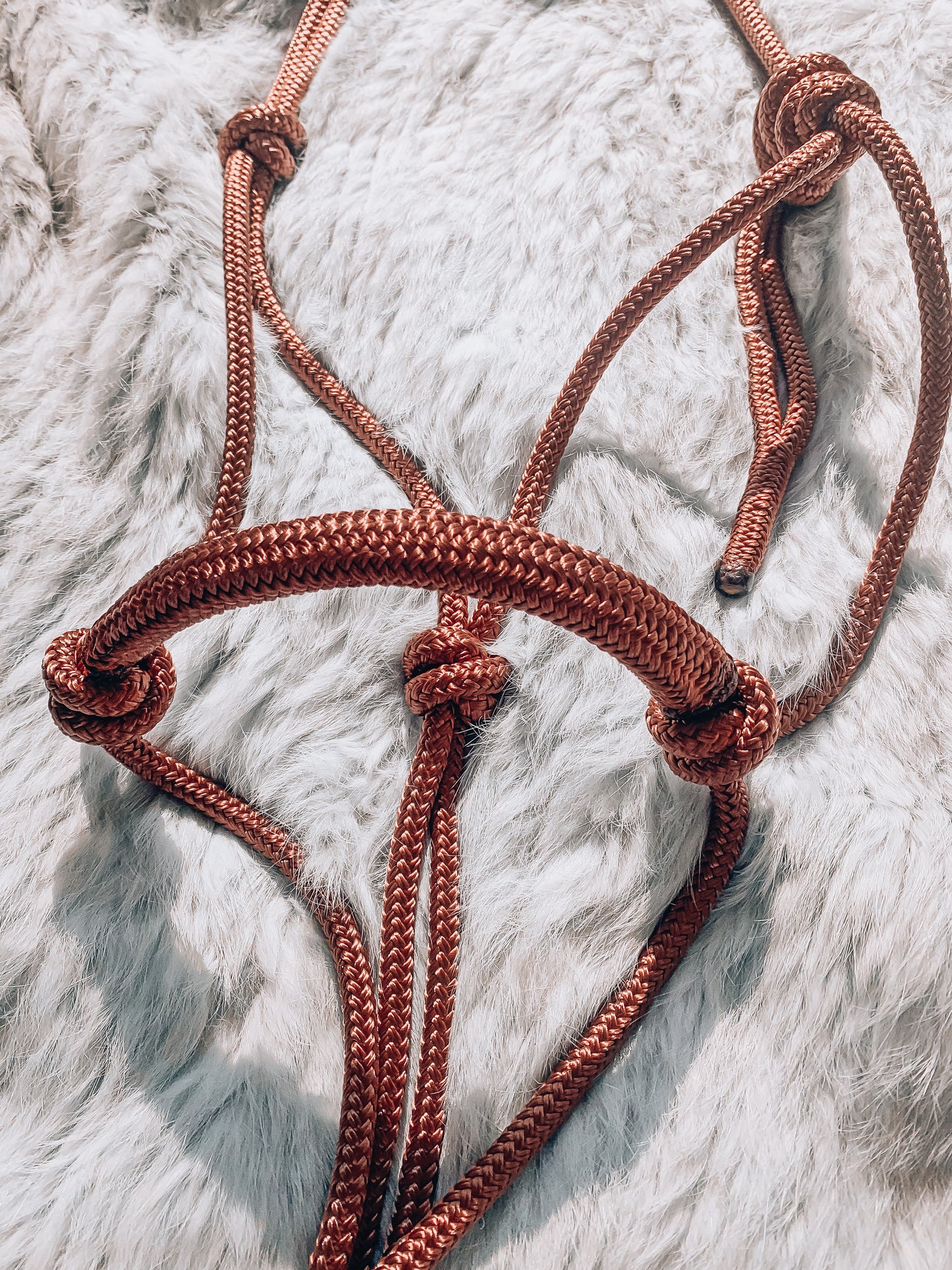 Overlay Halter - "ROSE GOLD X ROSE GOLD"