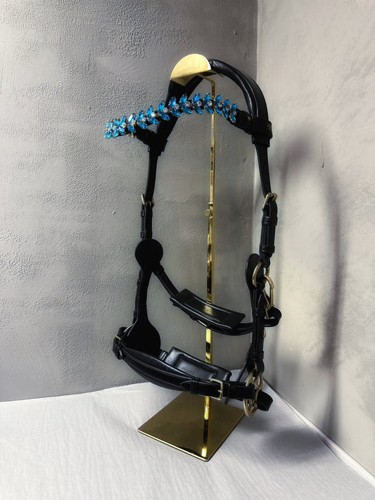 Bella Starwheel hackamore all black