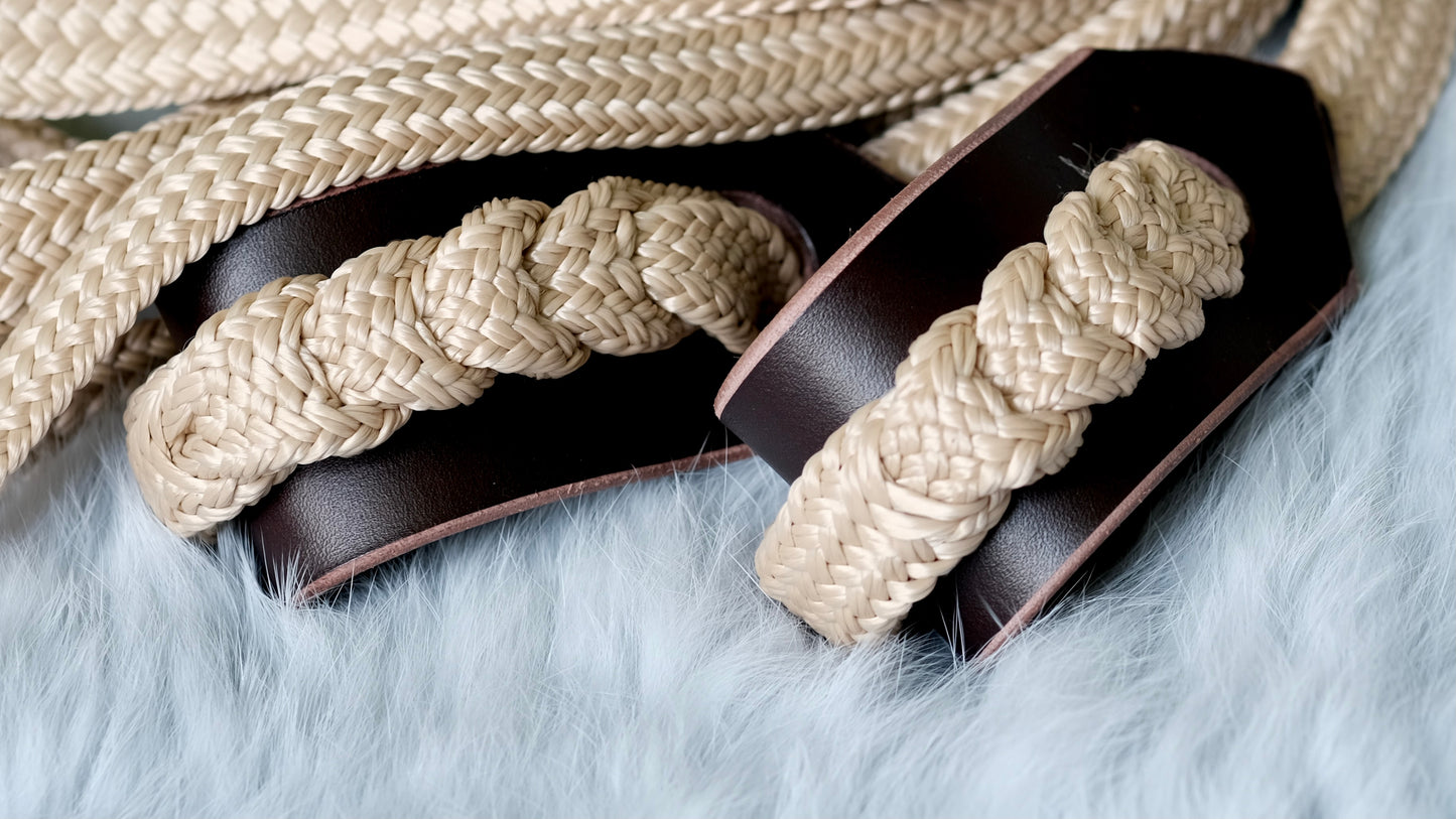 Round Campdraft Reins