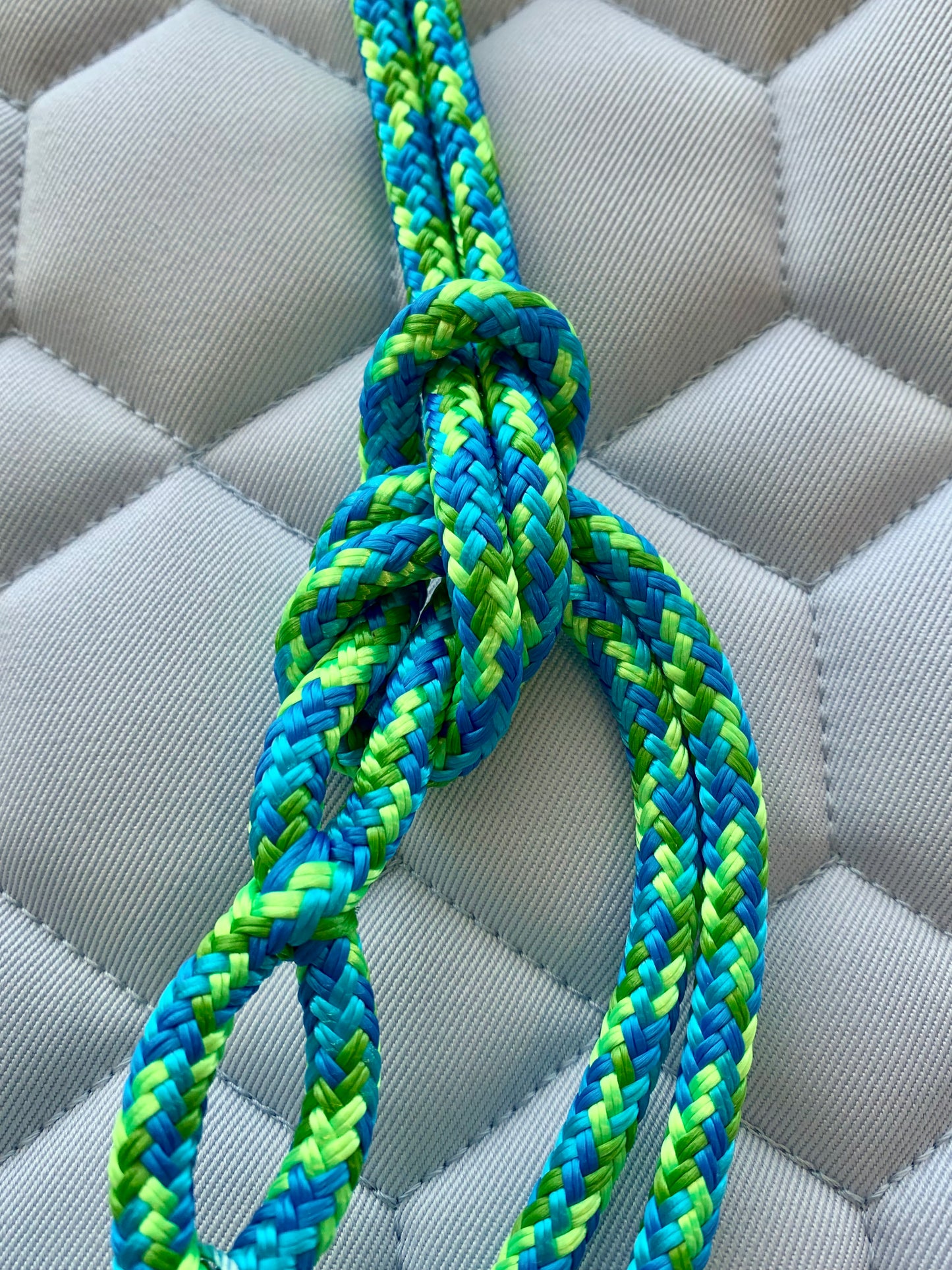 4 Knot Rope Halter - "IGUANA" (6mm)