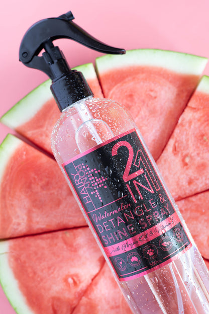 2 in 1 Detangle & Shine Spray - Watermelon