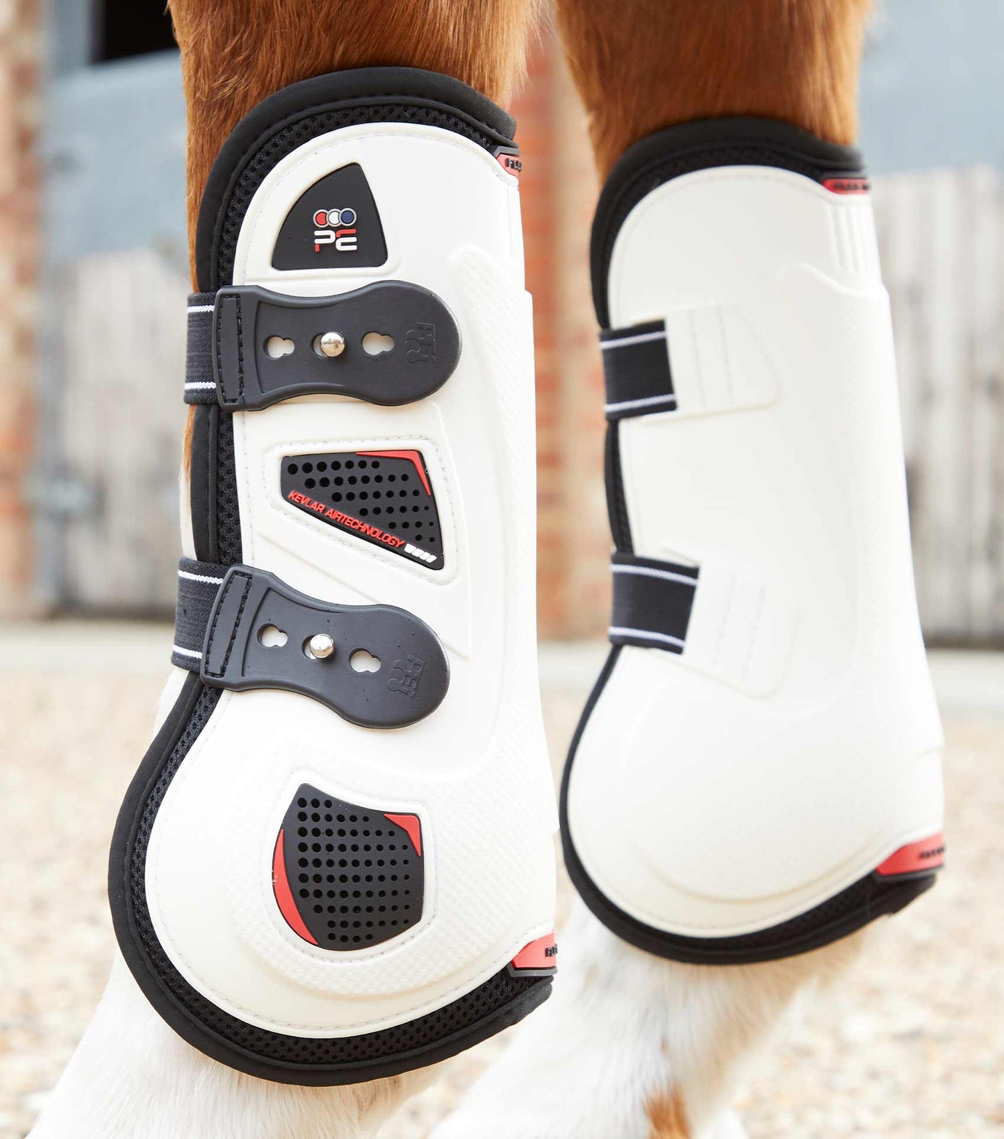 Kevlar Airtechnology Tendon Boots - White