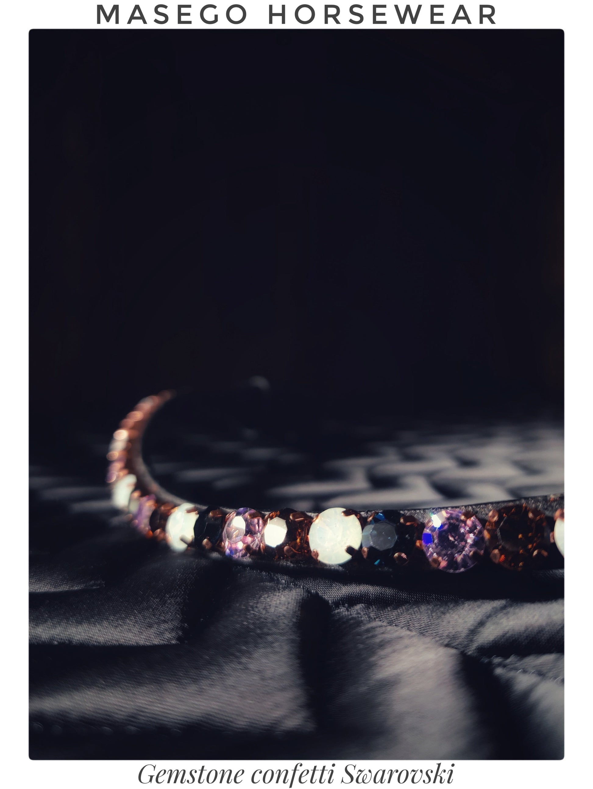 Gemstone confetti browband