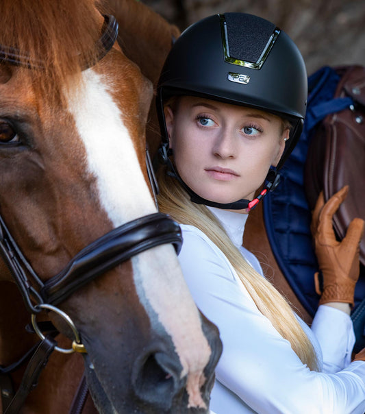 Odyssey Horse Riding Helmet - Black