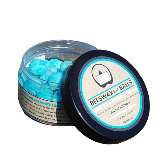 Beeswax Blue Balls - Seedy Toe and White Line Disease freeshipping - Wild Rider
