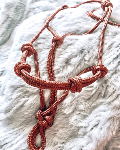 Halo 4 Knot Halter - "ROSE GOLD"