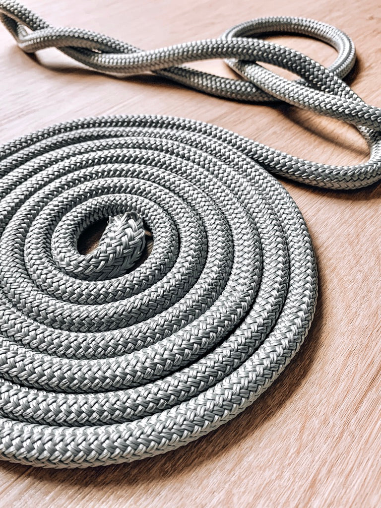 Long Loop Rein - Flat Braid - "MOONSTONE"