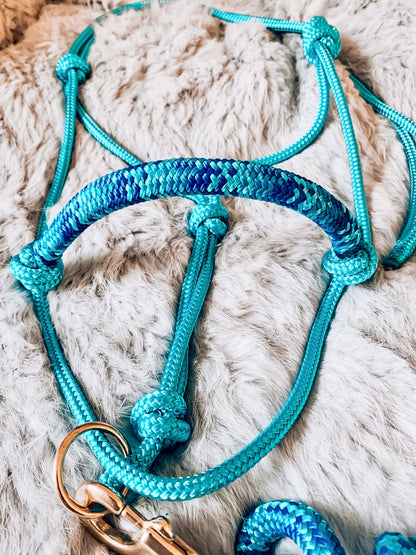 Halo Overlay Halter - "LAGOON X OASIS"