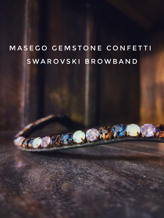 Gemstone confetti browband