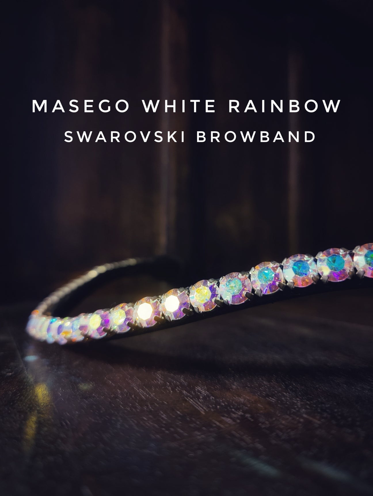 Swarovski Browband "White Rainbow"