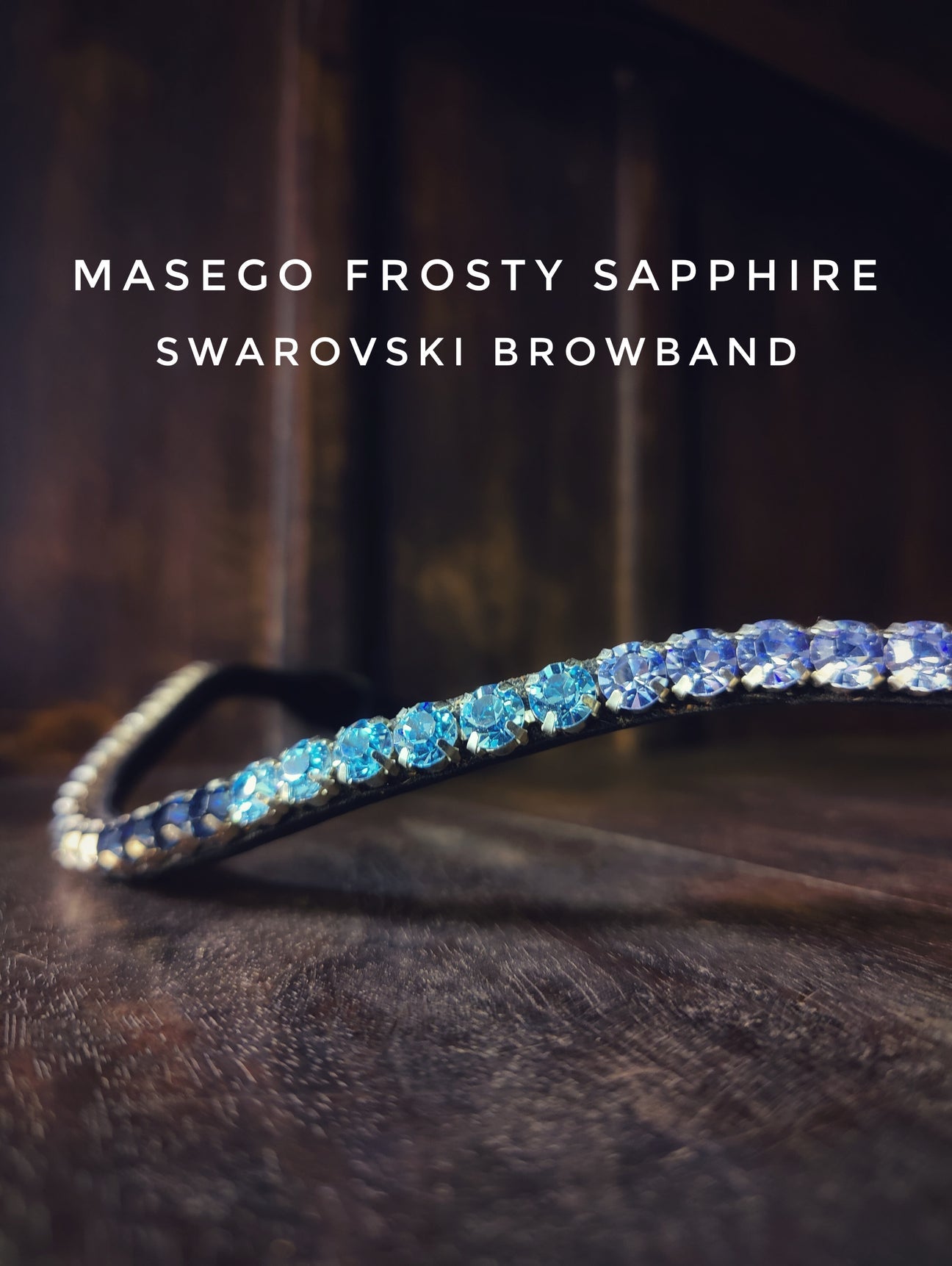 Swarovski Browband "Frosty Sapphire" Brown FULL - In Stock in AUS