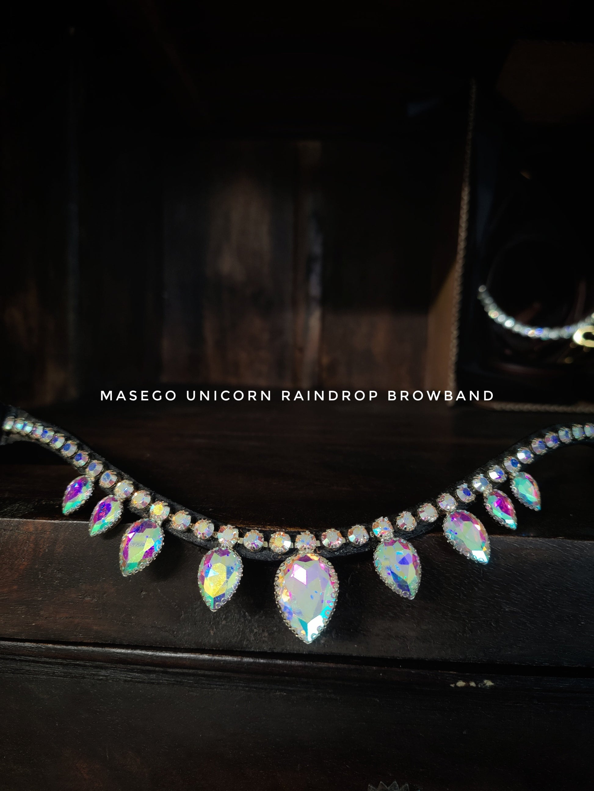 Unicorn Raindrop Browband - MASEGO horsewear