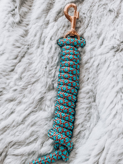 Design Your Own Lead Rope - "KINGFISHER"