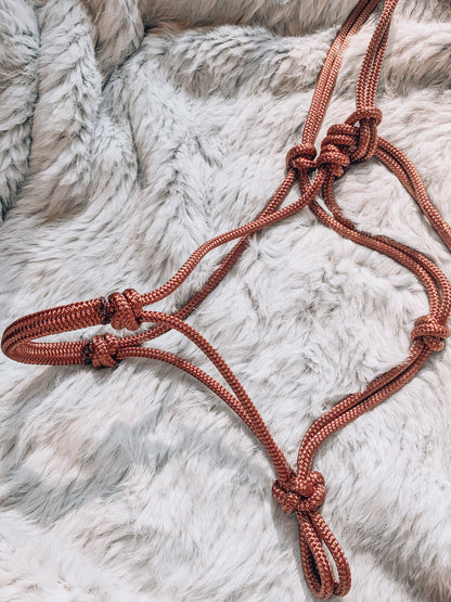 Overlay Halter - "ROSE GOLD X ROSE GOLD"